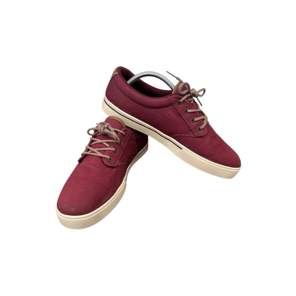 Etnies Jameson 2 Eco Sneakers Maroon Size 10 Skate Low Top Shoes Mens